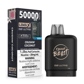 Level X Ultra Crushin Coconut Iced 50k 20mg